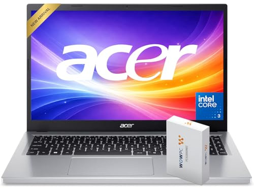 acer Aspire Go 15 AI Ready Laptop w/Microsoft 365 for The Web, Intel Core 3 N355(Beats i7-1165G7), 15.6” FHD, 16GB DDR5 RAM, 1TB(512GB SSD+500GB External Drive), Windows 11, WOWPC Bundle, no Mouse