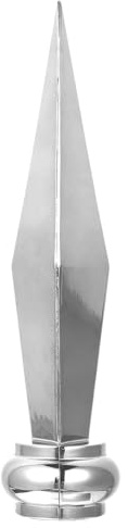 Fahnenmastkopf Dekorativer Silber aus Aluminiumlegierung Weihnachten Feier