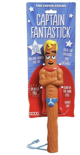 DOOG Dog Toy Stick Various Designs, Captain Fantastick