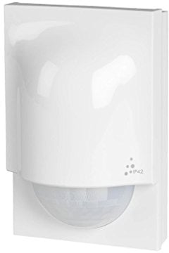 Legrand 048945 Détecteur de Mouvement Autonome Eco1 3 Fils avec Neutre IP42, Fixation au mur en Saillie, Blanc