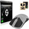 SensoryBoost Grip Tape para Glorious Model O Gaming Mouse (+ Grip Pad) Antideslizantes, absorbentes del Sudor, ultrafinas (0,5 mm) y sin residuos - Accesorios para Ratones de Juego