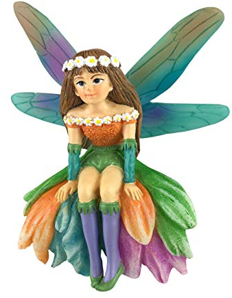 GlitZGlam Daisy die hinreißende Miniaturfee für Ihren Feengarten/Miniaturgarten