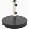 vidaXL Base de Sombrilla de Granito Redonda Negra 20 kg Toldo Parasol Exterior