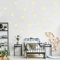 MacDecal.de SUPER Hero Maske Set Kinderzimmer Wandsticker Wandaufkleber Sticker Babyzimmer (Gelb)