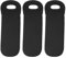 Estink Lot de 3 manchons de protection en néoprène pour bouteille de vin, 750 ml, étanche à la poussière, Noir , Moderne