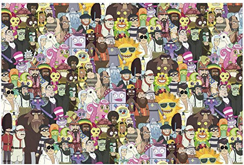 ABYstyle - Rick und Morty - Poster - Wo sind Rick & Morty ? (91,5 x 61 cm), mehrfarbig