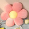 Morbuy Stuhlkissen Blumen Form Sitzkissen, Plüsch Tatami Stuhl Kissen, Weiche, Komfortable Verdickte Sitzkissen Kissen Bodenmatte Kinderzimmer Dekor (40x40cm(15.7x15.7inch),Rosa)