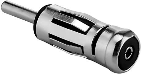 TechExpert - Adaptateur d'antenne pour autoradio Din Mâle vers ISO Femelle