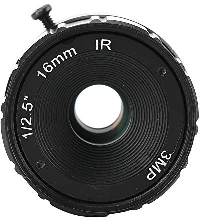 Objectif de Caméra 16mm Objectif à Focale Fixe CS Mount 3MP Haute Définition CCTV Caméra Objectif Caméras de Sécurité Objectif