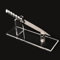 Knife Display Stand Fixed Blade Knife Collection Holder Dagger Show Case(Transparent)