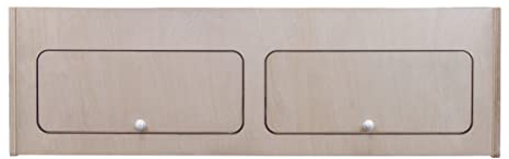 Wohnwagen Oberschrank Wohnmobil 100cm x 30cm x 30cm Camper Hängeschrank Birkensperrholz Trennwand Möbel Stauraum Leichtgewichtig Unbehandelt Soft-Close Druckknöpfe Vorgebohrte Löcher Befestigungssatz