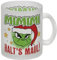 Mimimi Weihnachtsmuffel Glas Tasse mit Spruch Halt's Maul eine bunte Tasse für Miesepeter Wichteln Muffel Weihnachten Kaffeetasse Kaffee Becher frech Esszimmer Tee neckisch Büro