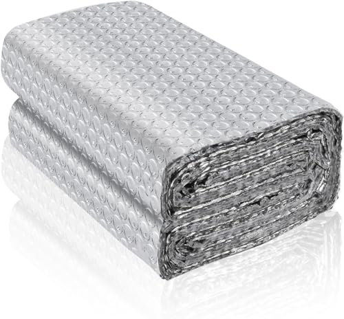 WILSONS DIRECT - Radiator Foil Heat Reflector - 5m x 60cm Thermal Bubble Heating Insulation Panels - Energy Saving - Easy to Cut and Install - Includes Sticky Pads - Helps Winter Bills (2)