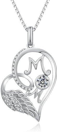 jiamiaoi Herz Kette Herzanhänger Silber 925 Silberkette Herz Geschenke für Damen,Mutter Ich Liebe Damen Schmuck