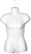 Generic Buste Mannequin Femme, Mannequin Couture Femme Porte-Mannequin Suspendu pour Femme, Mannequin Femme, Mannequin Enfant, Hauteur 60cm