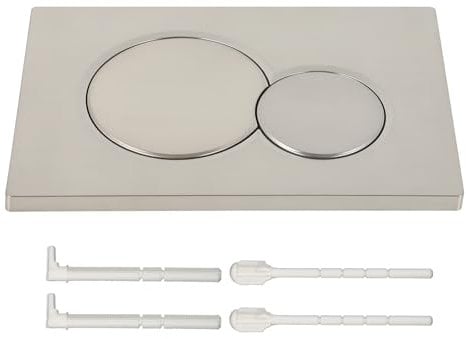 Betätigungsplatte drückerplatte WC spülkasten ersatzteile altes modell kompatibel mit Geberit sigma01 UP300 & 320 betätigungsplatte 115770115 2-Mengen-Spülung 1 Stück (Nickel gebürstet)