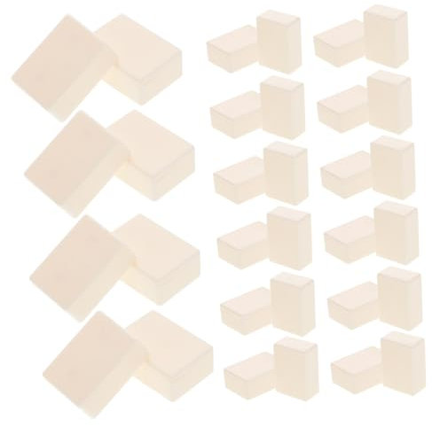 Alasum Pieces Square White Chess Piece Board Games Table Games Table Runner White Chessboard Building Games Giant Checker Blank Tiles for Games Board Game Checker Games Acrylic Beige