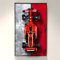 ICUANUTY Soporte de pared para coche de carreras Lego Technic Ferrari SF-24 F1 42207, compatible con Lego Ferrari F1, solo placa de pared. Tamaño: 75 x 45 cm (modelo no incluido)