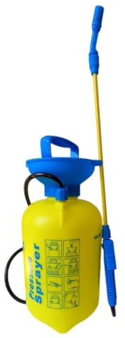 Nebulizzatore a Pressione 5 Litri - Pompa a Spalla/a Mano - Atomizzatore per Giardino, Irrigazione, Diserbo, Disinfezione, Fertilizzante - Robusto e Versatile