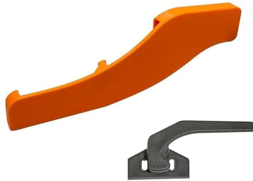 Fensterverriegelung für Wohnmobile, Orange | Window Security Lock, 3D-Druck, Camper Fenstersicherungen, Einbruchschutz/Verriegelung für Fenstergriff/Fensterhebel