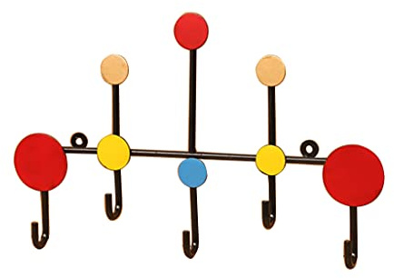 LUJIAXI Gancio in ferro battuto appendiabiti in metallo appendiabiti da parete rack per casa camera da letto dormitorio armadio porta ganci asciugamani ganci appendiabiti per parete