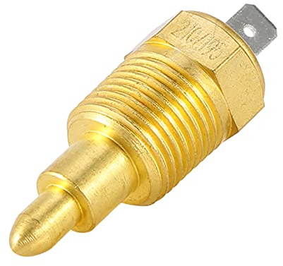 Fdit Lüfterthermostat-Temperaturschalter, Universeller Kühlschalter 195–210 °F Metallthermostat für 10–16-Zoll-Lüfter und Dual-Lüfter-Kits