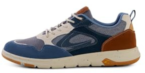 camel active Herren Leichte Sneaker aus Leder | Schuhe mit leichter Sohle aus Leder und Textil für Alltag und Freizeit