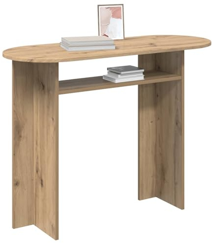 vidaXL Konsolentisch Artisan-Eiche 100 x 39,5 x 75 cm Holzwerkstoff, Akzenttisch, moderner Wohnzimmertisch, schmale Ablage, praktisches Deko-Element, vielseitiges Stauraummöbel