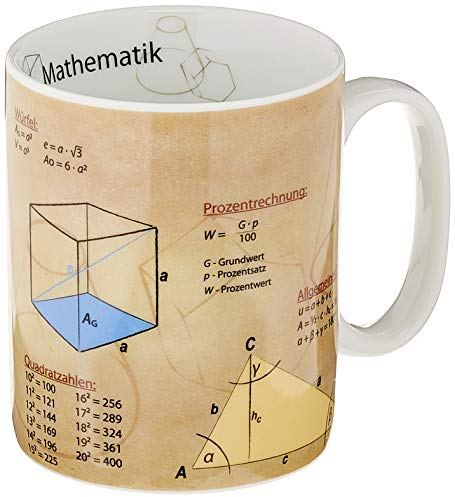 Könitz Tasse à connaissances en porcelaine pour mathématiques, 1 pièce (1 paquet)