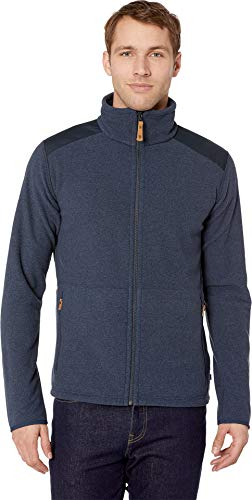 Fjällräven Herren fleecejakke sten Sweatshirt, Dark Navy, L EU