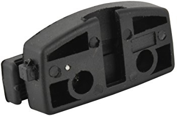 FISCHER Unisex Schloss-halterung Fischer Schloss halter Satteluntergestell, schwarz, M EU