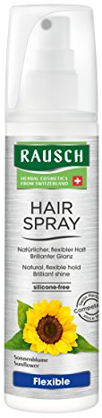 Rausch Hairspray Flexible Non-Aerosol (ideal für ein lockeres Finish oder zur Fixierung einzelner Haarpartien), 1er Pack (1 x 150 ml) Unparfümiert