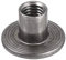 sourcing map M6 x 17,5 x 1,4 mm T-Mutter aus Karbonstahl, T-Nut-Befestigungsmaterial, Befestigungsbefestigung, Durchgangsloch, Flansch-Einsatz, Innengewinde, 30 Stück