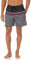 Amazon Essentials Short de Bain à Séchage Rapide Entrejambe 18 cm - couleurs abandonnées Homme, Noir Blanc Rayures, M