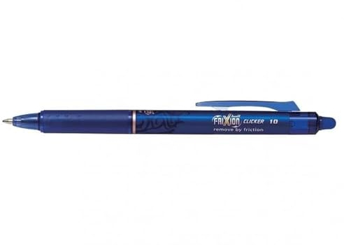 Pilot Tintenroller FRIXION Ball CLICKER 10, blau Minenbreite: 1,0 mm, Strichstärke: 0,50 mm, mit - 1 Stück (551192)