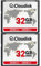 Cloudisk CompactFlash CF 2.0 pour Appareil Photo Reflex numérique, Appareil Photo numérique Vintage et équipement Industriel (32GB, 2 Cartes par Paquet)