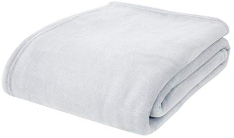 Catherine Lansfield Extra Large Raschel Velvet Touch 200x240cm Blanket Throw Silver Grey