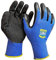 S&R Arbeits- und Schutzhandschuhe aus Nylonfaser mit Latexbeschichtung – Reißfest, Abriebfest und Flexibel für Arbeit, Handwerk, Garten und Heimwerker - 12 Paar - M/8