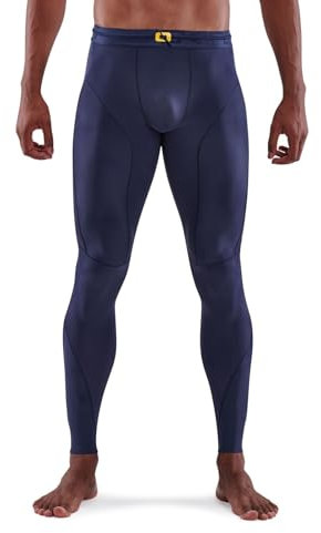Skins Series-5 Lange Tights Herren blau Größe M 2022 Laufsport Hose