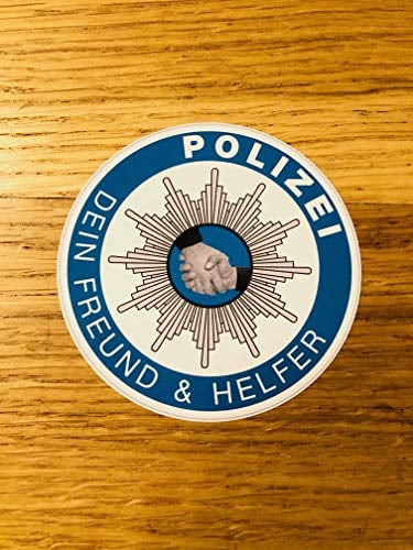 Polizei Freund und Helfer DPolG GdP Aufkleber Sticker Strafzettel Immer DA Mi489