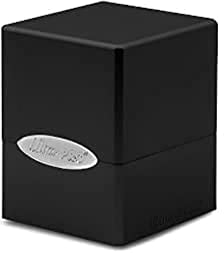 Ultra Pro E-15585 Satin Cube Deck Box, Jet Black