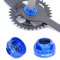 ALEOED Bicycle 12 Speed Chainring Lock Ring Adapter Removal Tool Direct Mount Installation Tools for Shimano M7100 M8100 M9100 XT SLX MTB Road Bike Crankset