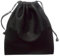 Faderr Earphone Pouch PU Leather Headphone Storage Bag Headphone Protection Pouch with Drawstring for Portable Carrying Storing Headphones (Black)