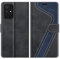 MOBESV Hülle für Xiaomi Redmi 10 / Redmi 10 2022 Handyhülle, Lederhülle mit Kartenfach, Klapphülle mit Ständer, Flip Case Handytasche Schutzhülle, Modisch Schwarz