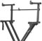 XZMAN Piano Keyboard Stand Detachable - 2 Tier Universal Electronic Piano Stand with Adjustable Height, Portable Rack Holder Accessories for Home Studio