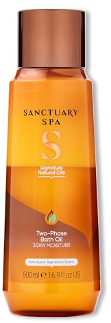 Sanctuary Spa Zwei-Phasen-Badeöl, vegan und tierversuchsfrei, 500 ml