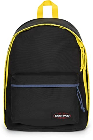 EASTPAK Out Of Office, Zaino Unisex - Adulto, Nero (Kontrast Lime Pilot), Taglia unica