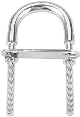 pièces M8 boulons en forme de U 304 boulons en U ronds en acier inoxydable avec écrous et plaques boulons en U supports remorque de bateau