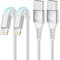 Yosou Cavo iPhone 1M Filo Ricarica Caricabatterie Certificato MFi Cavo USB Lightning, Caricatore Cavetto Carica Rapida Nylon per iPhone 14 Pro Max 13 12 11 Mini XR XS X 10 8 7 Plus 6 SE 2020 iPad