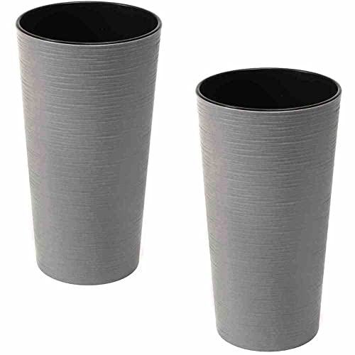 Siena Garden Locon 2er Set 30cm grau